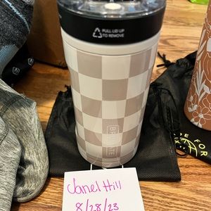 Brumate Tan Checkered Trio